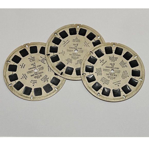 3 Vintage Sawyer's View-Master Reels | THE CHRISTMAS STORY - Picture 1 of 6